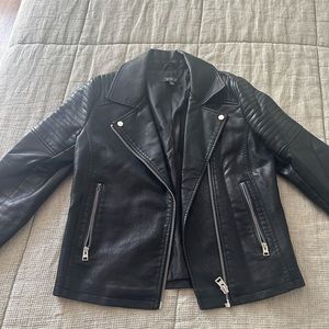 Top shop faux leather jacket - size 6